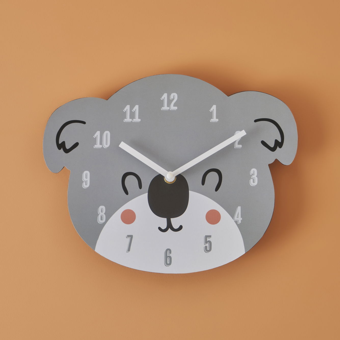 Koala Çocuk Saati Gri (26x28 cm)