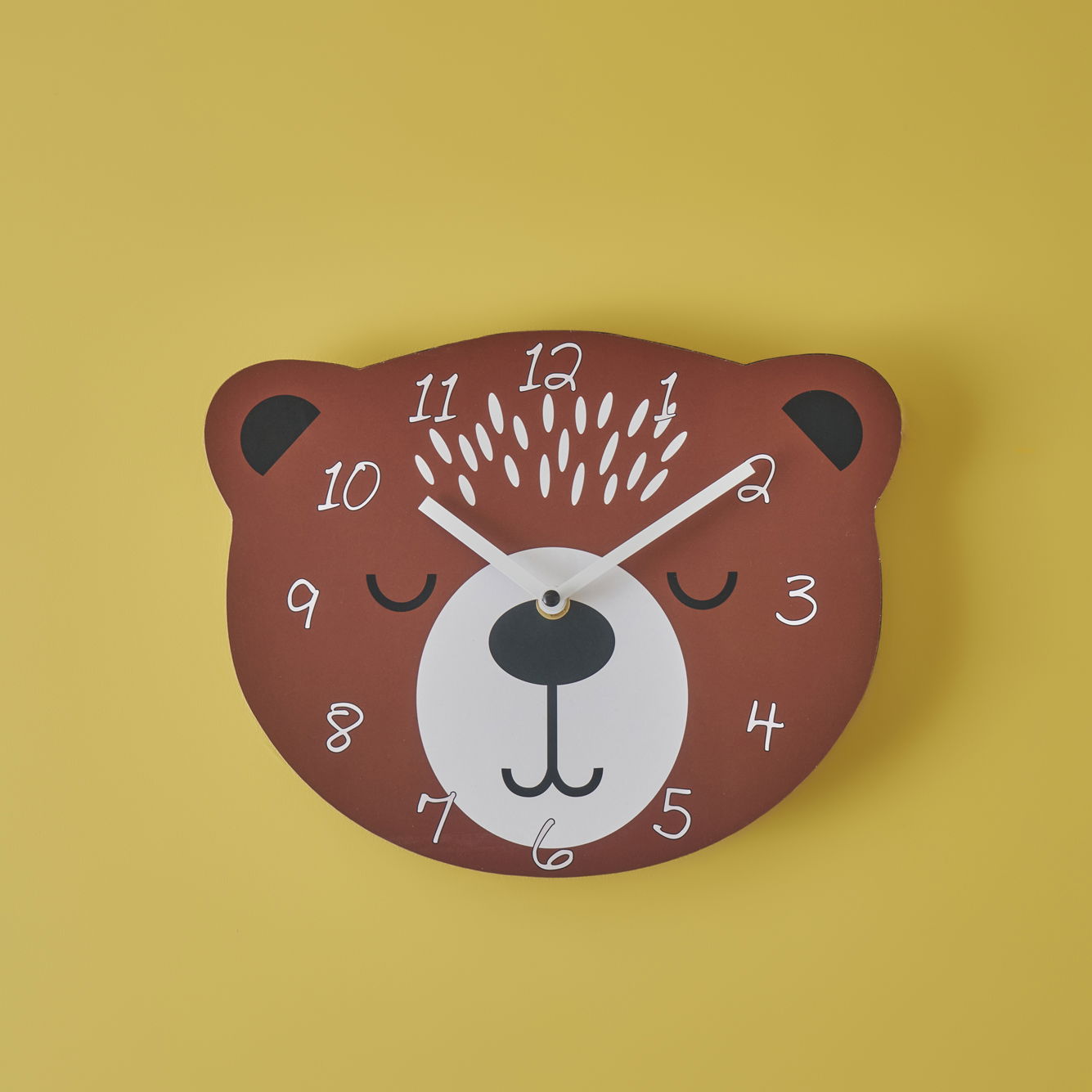 Bear Çocuk Saati Kahverengi (26x28 cm)
