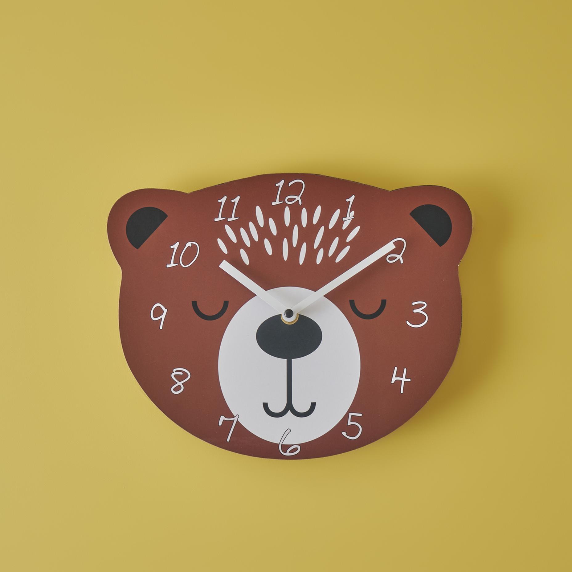 Bear Çocuk Saati Kahverengi (26x28 cm)