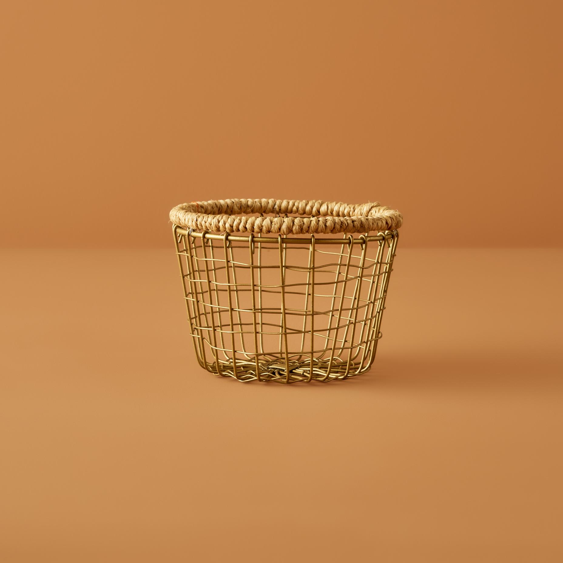 Fern Yuvarlak Sepet Naturel (13,5x8 cm)