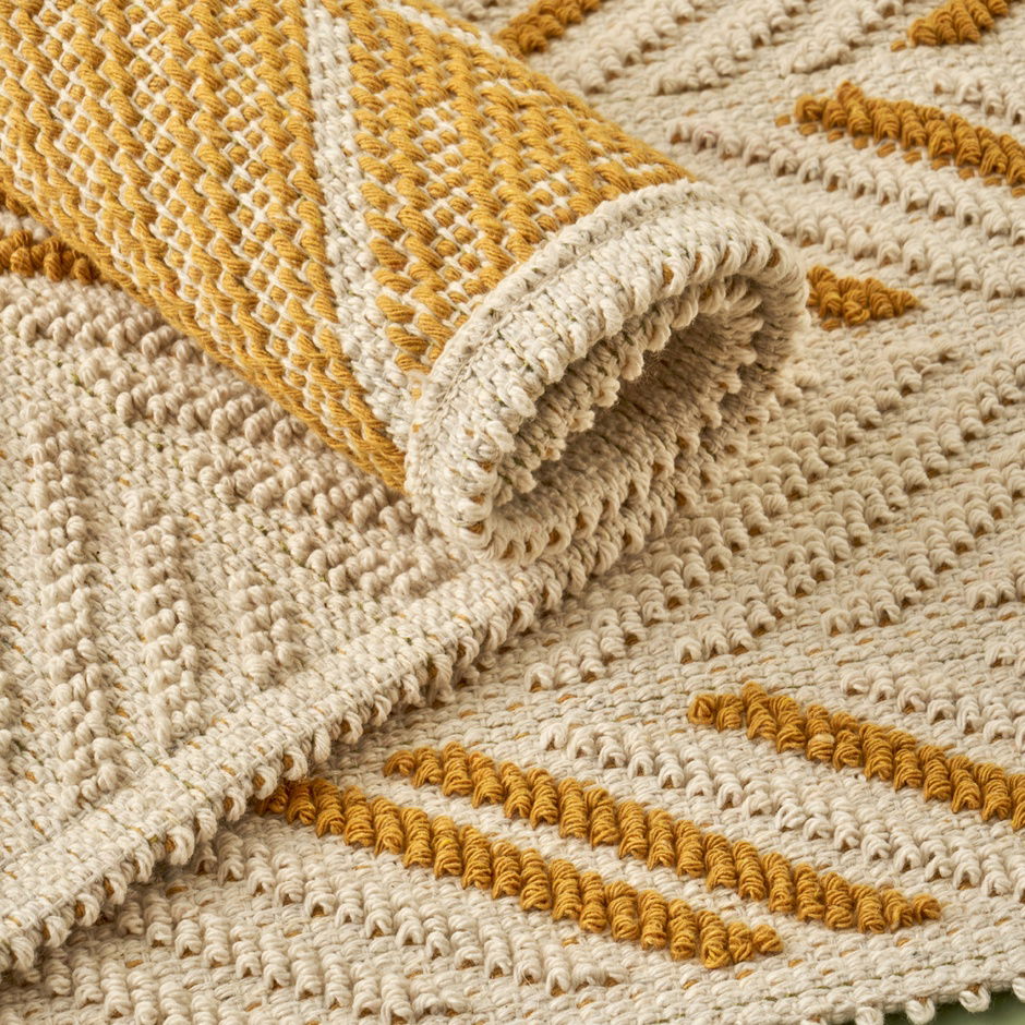  Corner Paspas Takımı Hardal (60x100 - 50x60 cm)