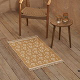 %100 Pamuk Indian Kilim Hardal (60x90 cm)