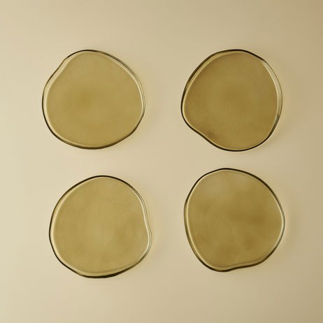 Geo Pasta Tabağı 4'lü Yeşil (21 cm)