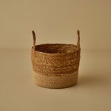 Aster Hasır Dekoratif Sepet Naturel (25x21 cm)