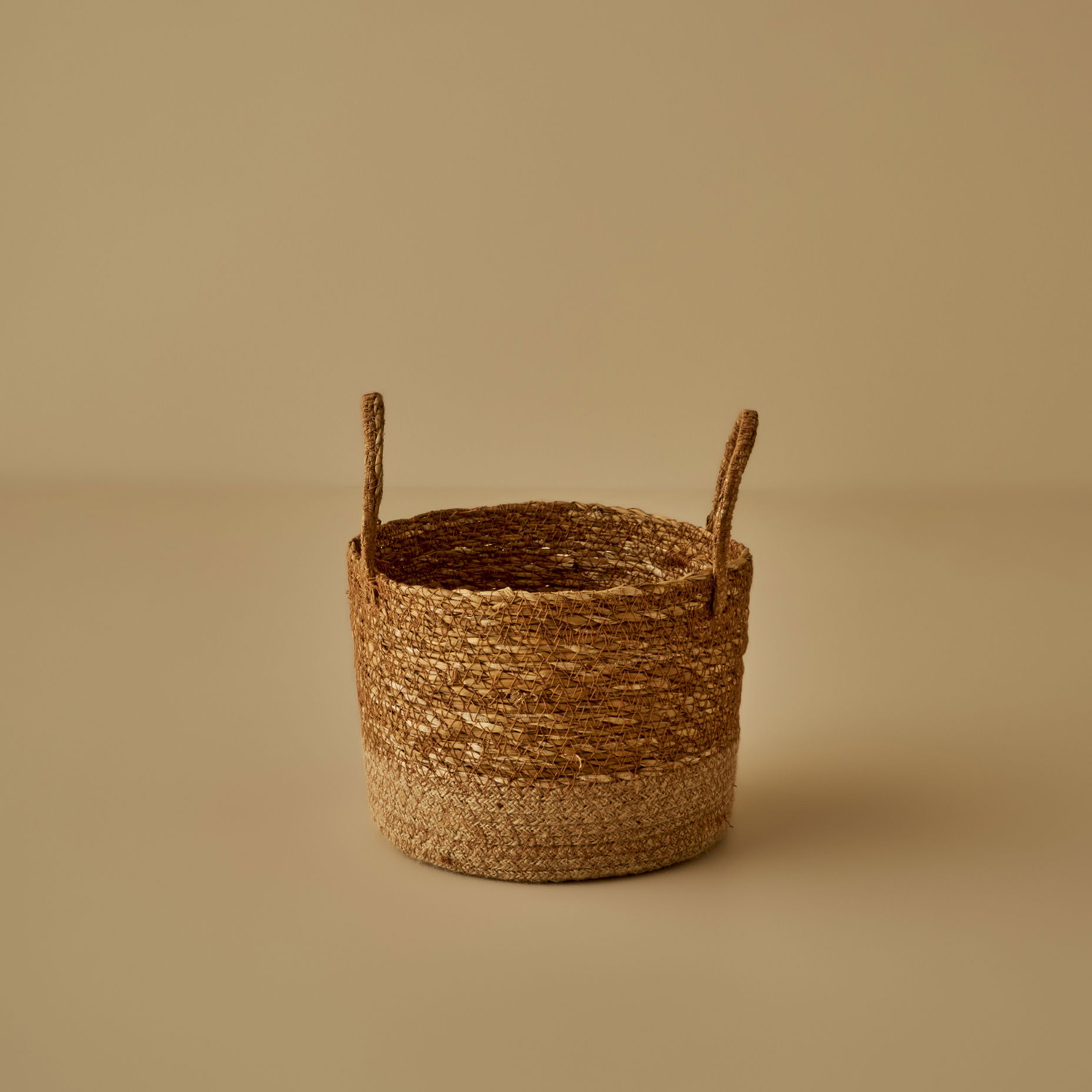 Aster Hasır Dekoratif Sepet Naturel (21x16 cm)