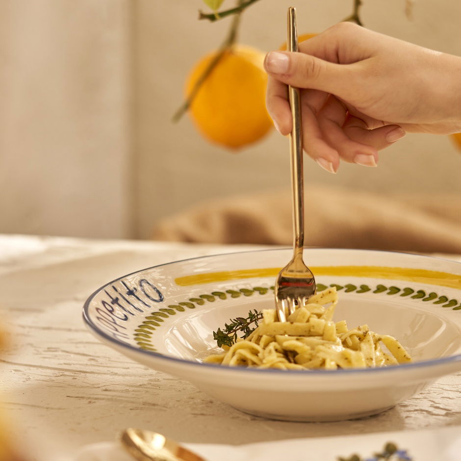  Lemoncello Porselen Makarna Tabağı (27 cm)