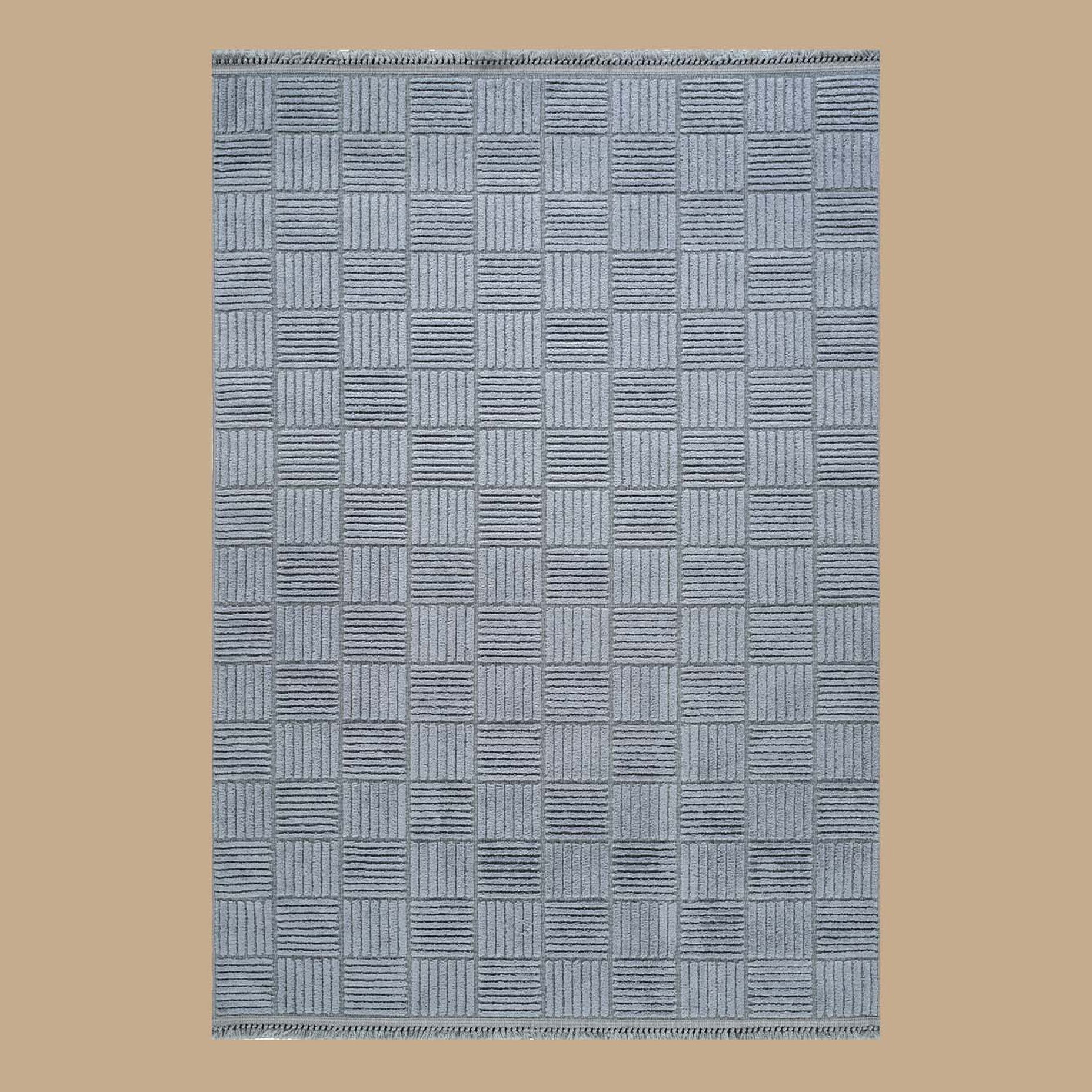 Anemon Modern Halı Gri (115x180 cm)