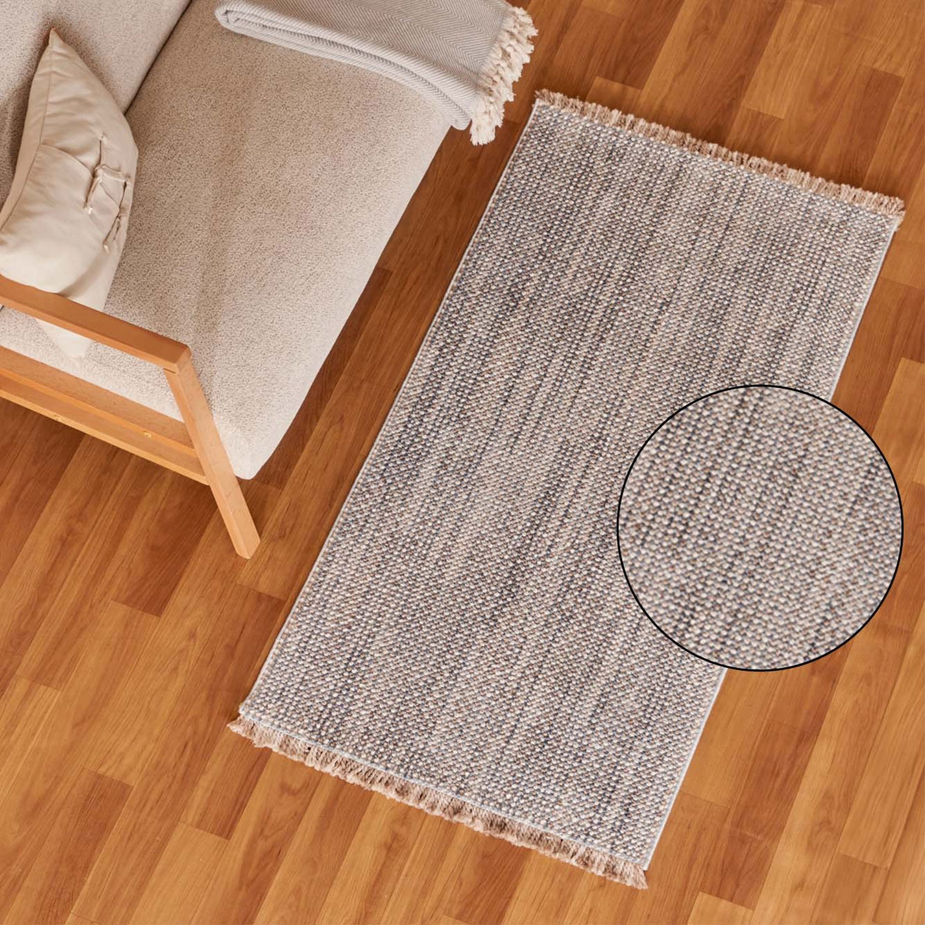 Arden Modern Halı Mavi (100x300 cm)
