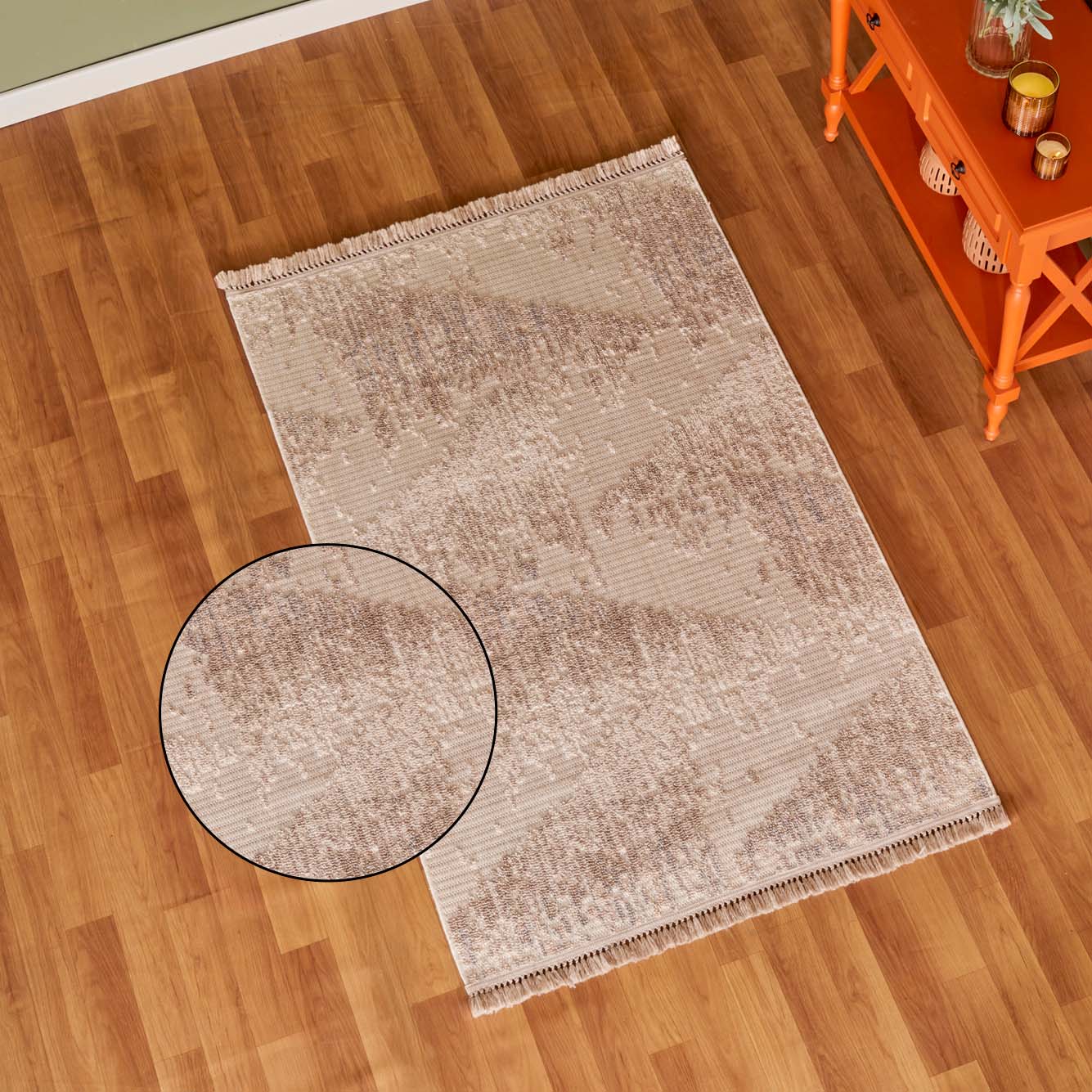 Tavena Modern Halı Vizon (100x200 cm)