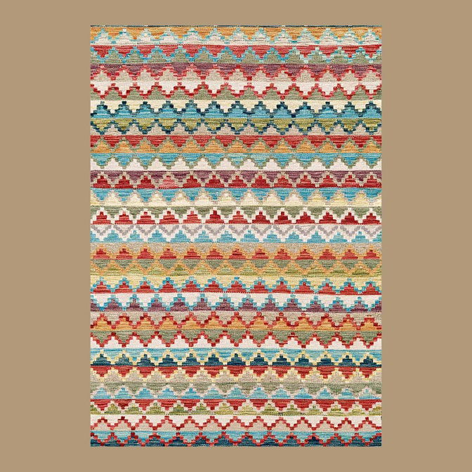 %100 Pamuk Boho Kilim (120x180 cm)