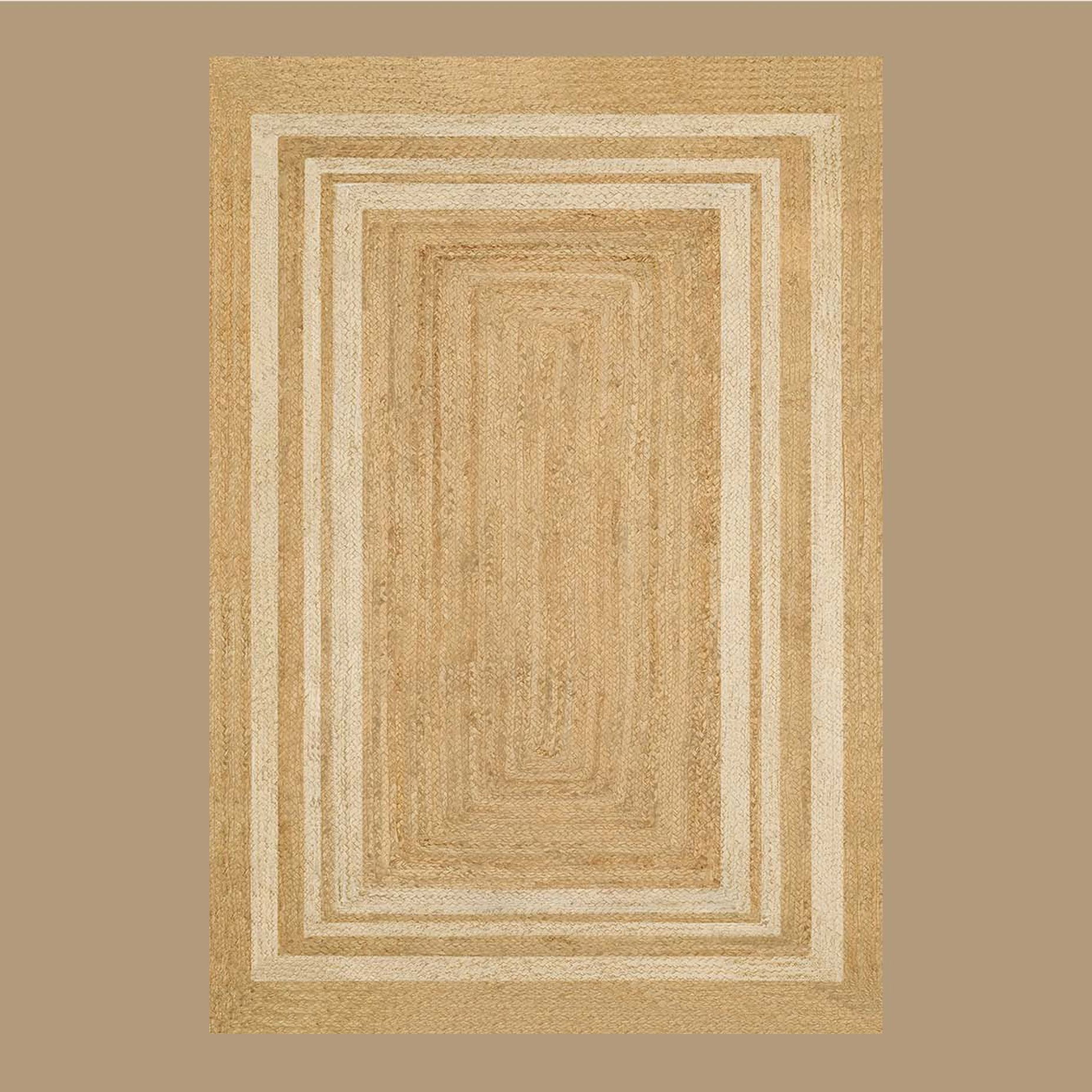 %100 Pamuk Cheer Kilim Naturel-Beyaz (150x230 cm)
