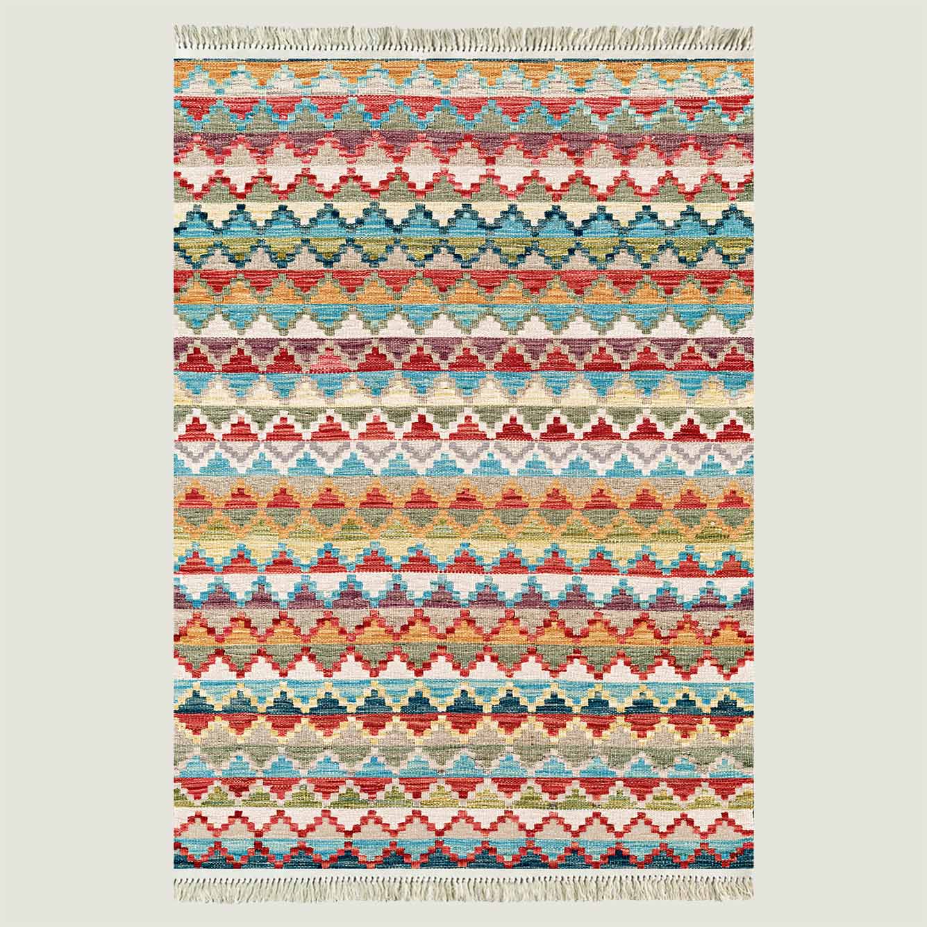 %100 Pamuk Boho Kilim (80x150 cm)