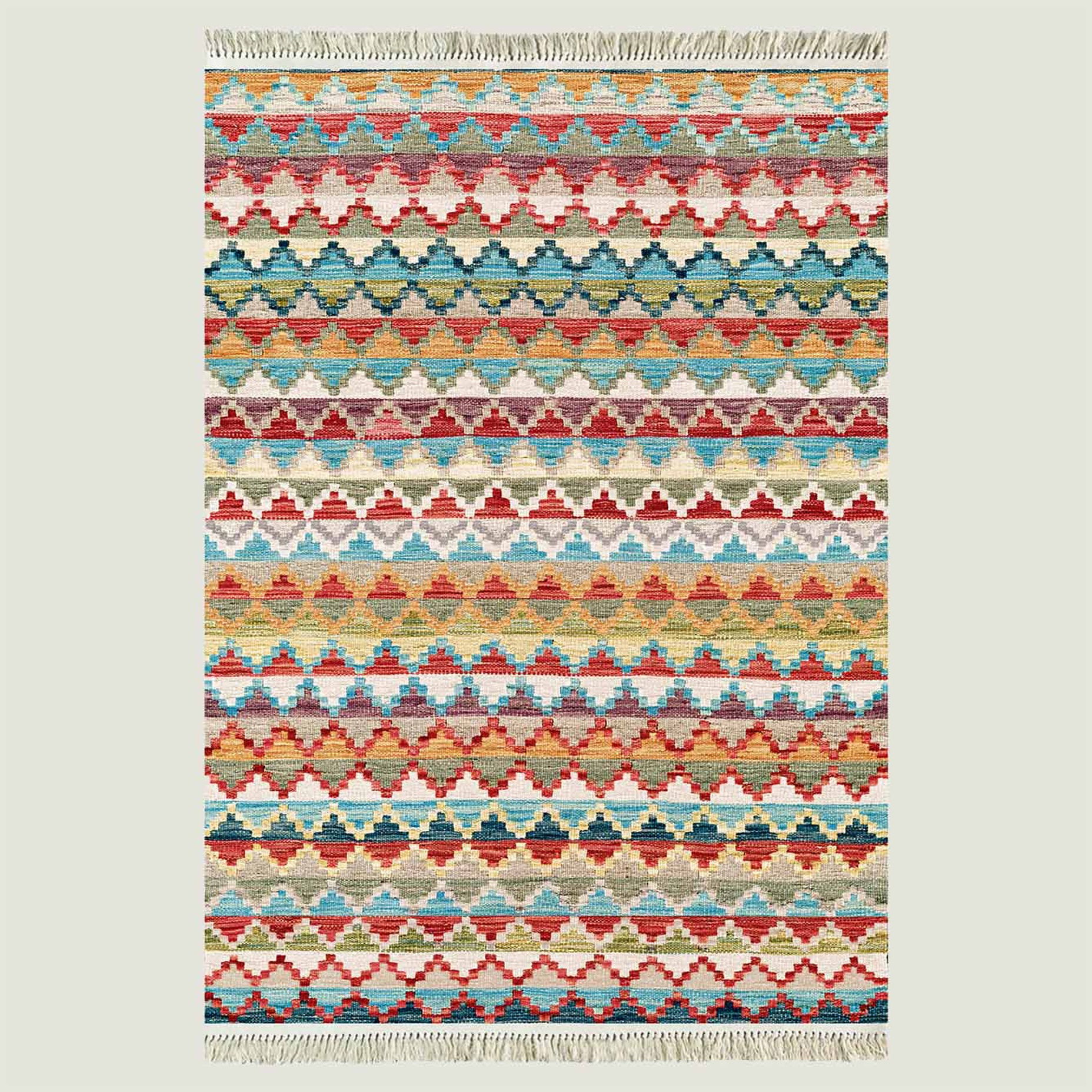 %100 Pamuk Boho Kilim (80x150 cm)
