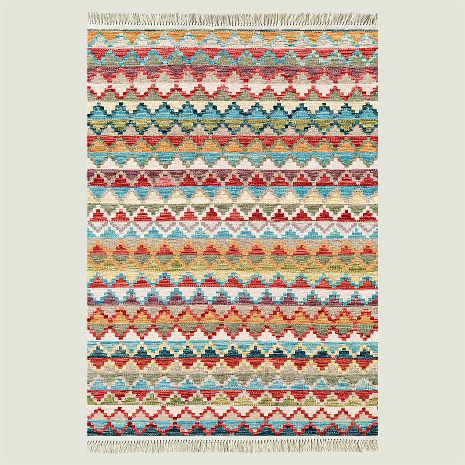  %100 Pamuk Boho Kilim (80x150 cm)