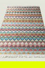  %100 Pamuk Boho Kilim (80x150 cm)