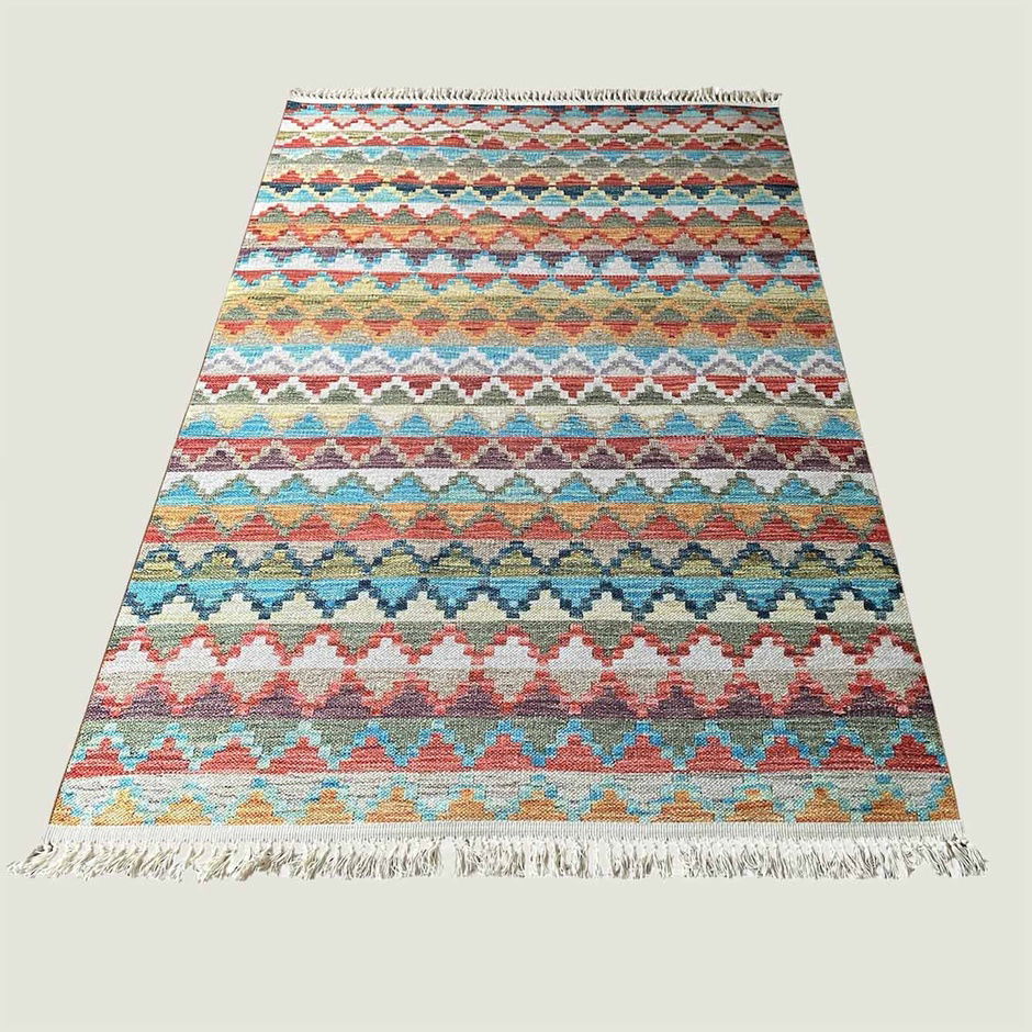  %100 Pamuk Boho Kilim (80x150 cm)