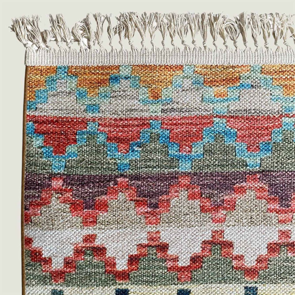  %100 Pamuk Boho Kilim (80x150 cm)