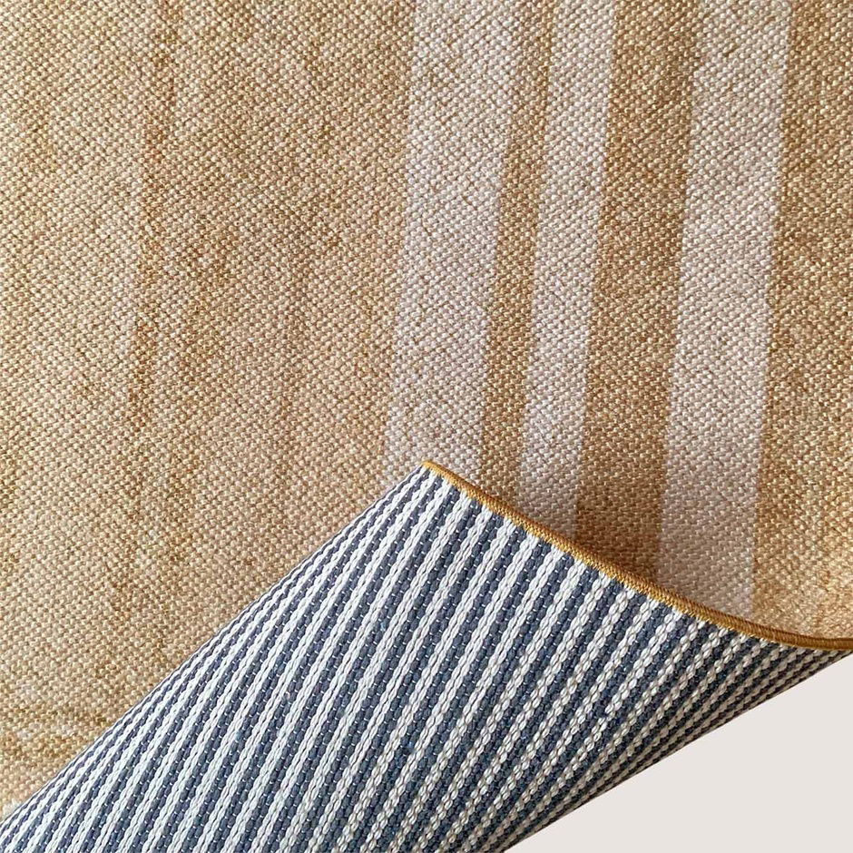  %100 Pamuk Cheer Kilim Naturel-Beyaz (120x180 cm)