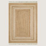 %100 Pamuk Cheer Kilim Naturel-Beyaz (120x180 cm)