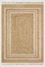  %100 Pamuk Cheer Kilim Naturel-Beyaz (120x180 cm)