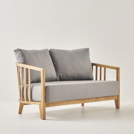 Melia 2'li Koltuk Naturel (75x150x75 cm)