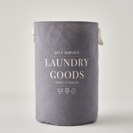 Laundry Goods Çamaşır Sepeti Füme (36x50 cm)